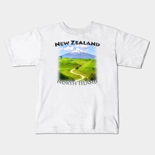 New Zealand - North Island, Mount Taranaki Kids T-Shirt